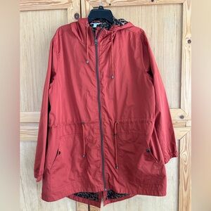 Time and Tru Hooded Lightweight Anorak Jacket Sz 1X Retail $29.98